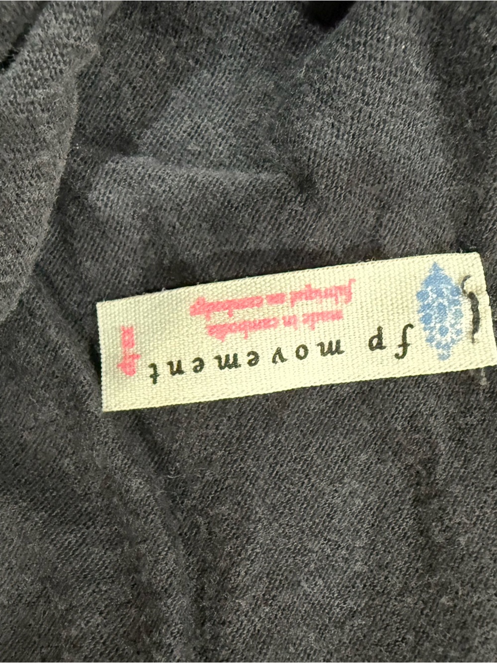 NWT free people movement cropped sweater cotton athletic long sleeve tee XS Grey - Picture 7 of 7